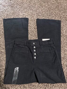 American Eagle Women’s High-Rise Corduroy Button Fly Jeans